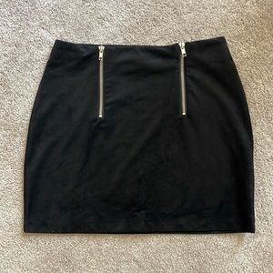 F21 Suede Skirt